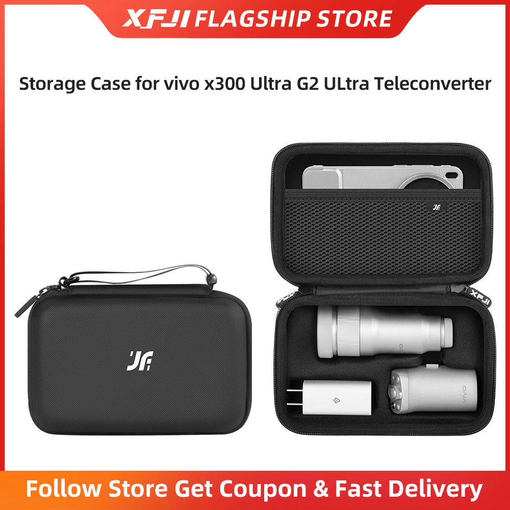 Phone Accessories Vivo - กระเป๋าเก็บอุปกรณ์ XFJI วัสดุ PU แบบแข็ง ป้องกันการตกกระแทก