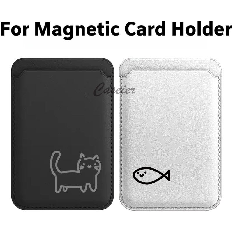 Phone Accessories Android - กระเป๋าสตางค์หนังลายแมวแม่เหล็กสำหรับ iPhone 17 Pro Max สำหรับ