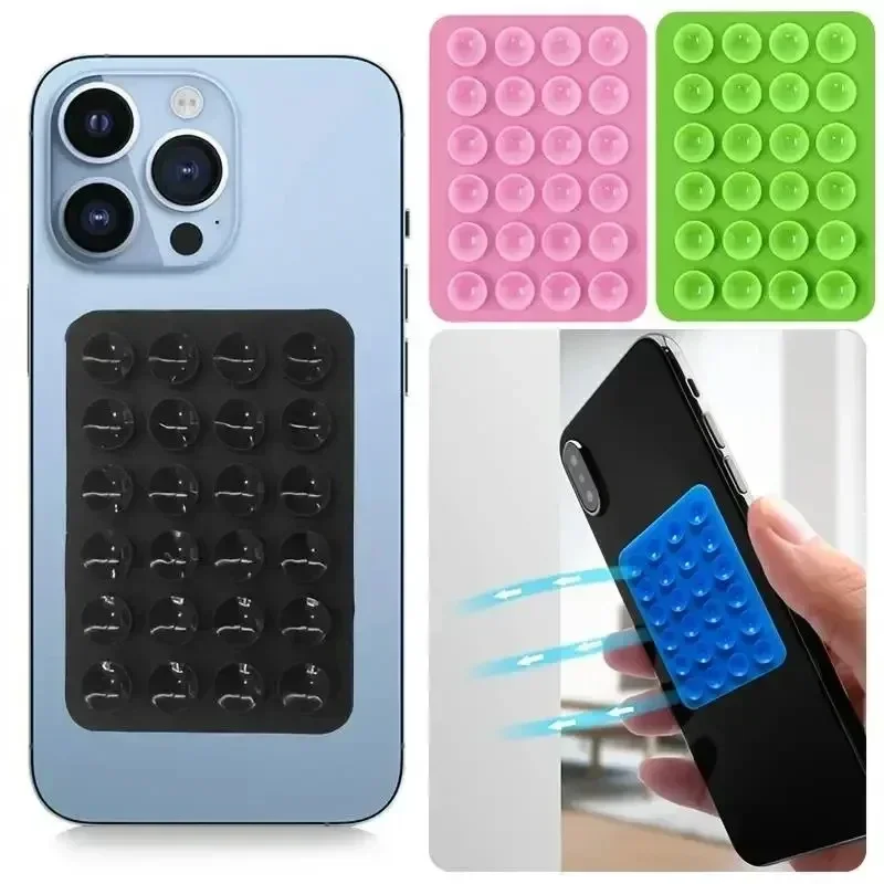 Phone Accessories Are - แท่นวางโทรศัพท์มือถือซิลิโคนแบบยึดติดแน่น ไม่ลื่น พร้อมจุกดูดสุญญากาศ อุปกรณ์เสริมสำหรับถ่ายเซลฟี่และวิดีโอแบบแฮนด์ฟรี