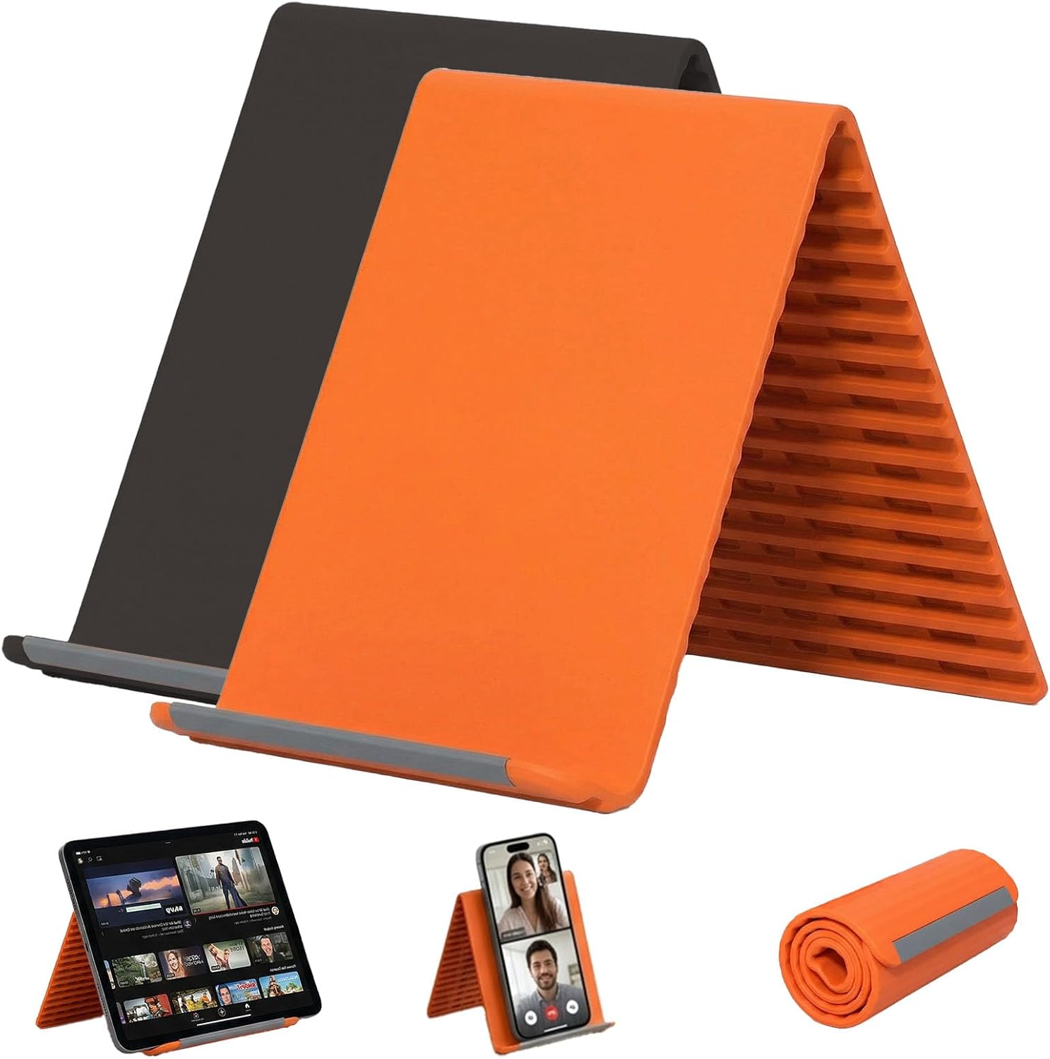 Phone Accessories Are - ที่วางโทรศัพท์มือถือซิลิโคนแบบพกพา ขาตั้งอเนกประสงค์ ปรับงอได้ตามต้องการ ปรับมุมได้หลายทิศทาง ขาตั้งแท็บเล็ตสำหรับวางบนโต๊ะ
