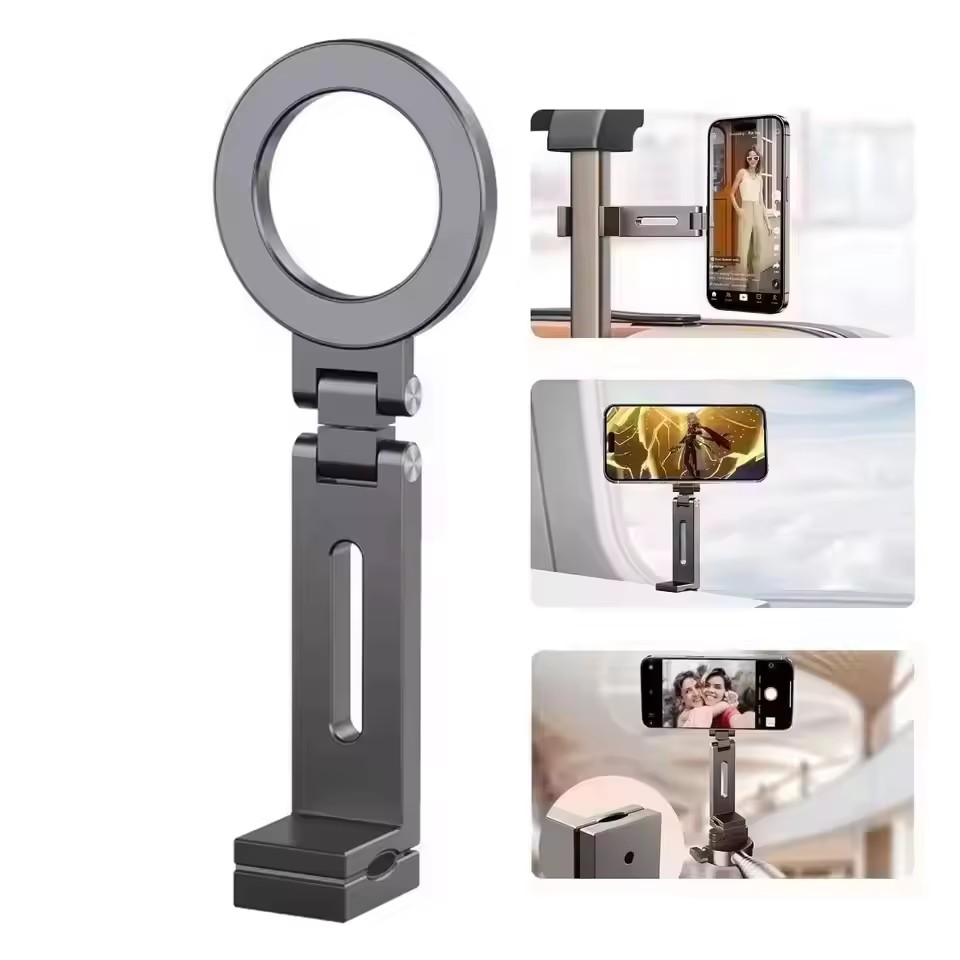 Phone Accessories Are - ที่วางโทรศัพท์แม่เหล็กอเนกประสงค์ อุปกรณ์จำเป็นสำหรับการเดินทาง หมุนได้ ปรับได้ ใช้งานได้โดยไม่ต้องใช้มือ ใช้กับเครื่องบินได้