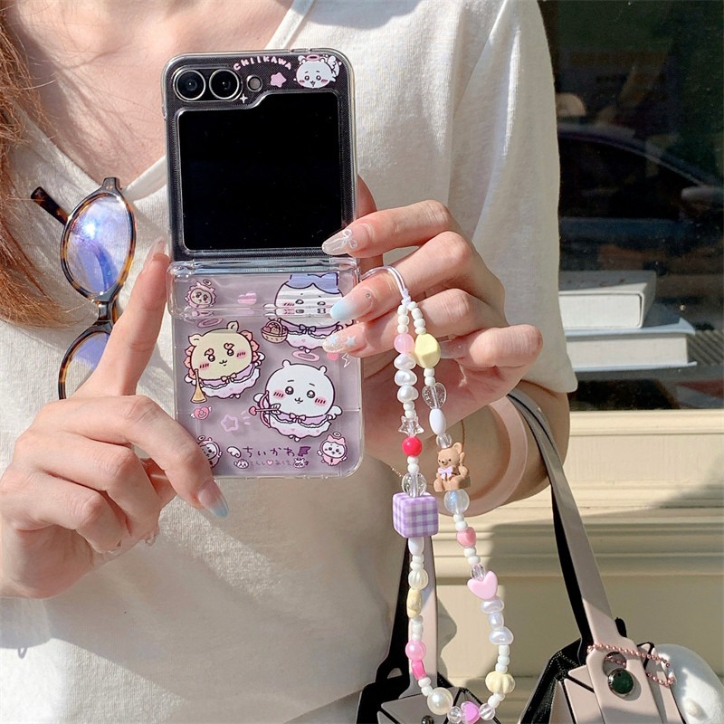 Phone Zone Accessories & Repair Photos - เคสโทรศัพท์อนิเมะ Chiikawa สำหรับ Samsung Galaxy Z