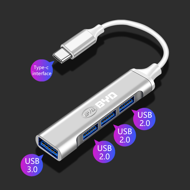 Usb C Hub - อะแดปเตอร์แปลง Type-C เป็น USB หลายพอร์ต ฮับกระจายสัญญาณ