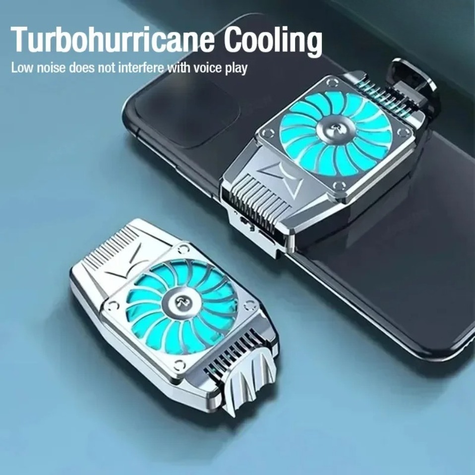 Phone Accessories Android - คลิปหนีบหลังแบบพกพา ระบบระบายความร้อนด้วยอากาศขนาดเล็ก สำหรับโทรศัพท์มือถือ iPhone 15 IOS
