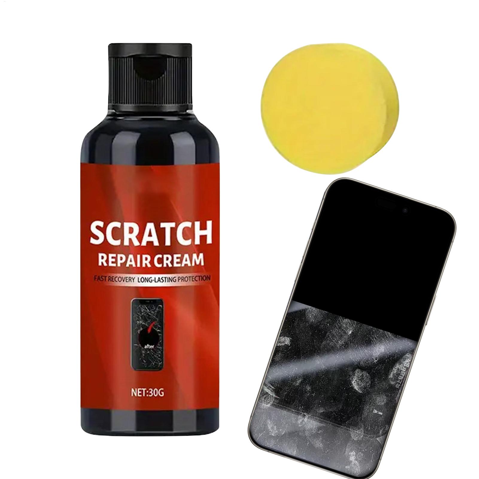 Phone Repair Kit - ครีมขัดลบรอยหน้าจอโทรศัพท์ 30 กรัม ชุดขัดซ่อมกระจกนาฬิกา สำหรับโทรศัพท์มือถือ นาฬิกา