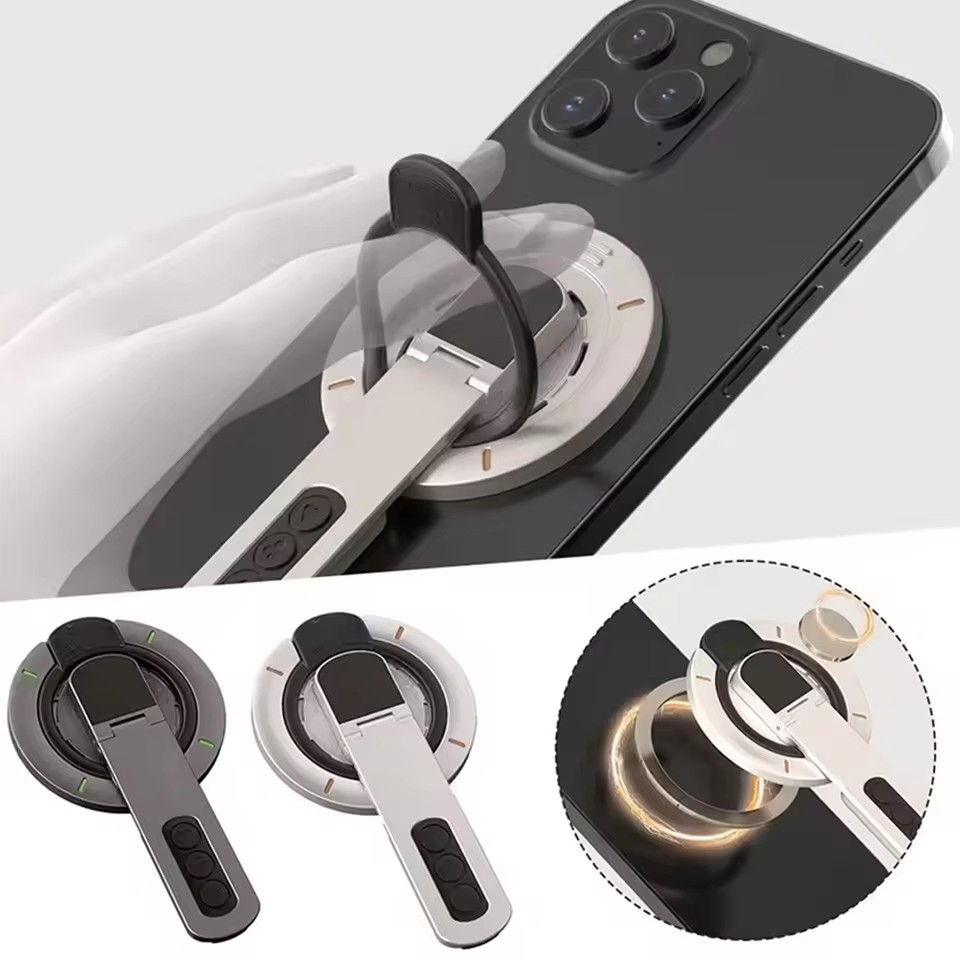 Phone Accessories Ring Holder - 1 ชิ้น 360 ° ขาตั้งโทรศัพท์มือถือแบบวงแหวนแม่เหล็ก ที่จับโทรศัพท์แบบแม่เหล็ก
