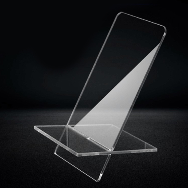 Phone Accessories Rack Display - แท่นวางโทรศัพท์อะคริลิกใส ชั้นวางใสสำหรับโชว์สินค้าในร้านค้าโทรศัพท์มือถือ