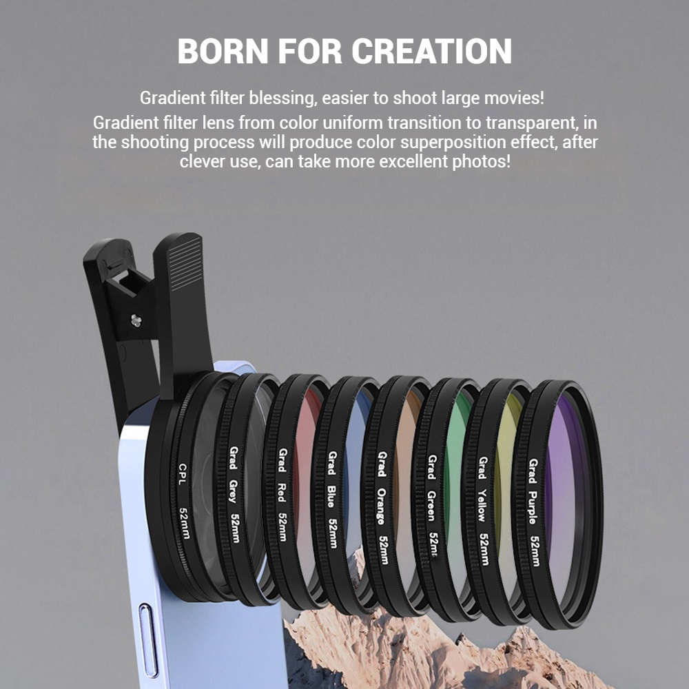เลนส์โทรศัพท์มือถือ 52 มม. พร้ - Phone Accessories Android บทวิจารณ์และราคา
