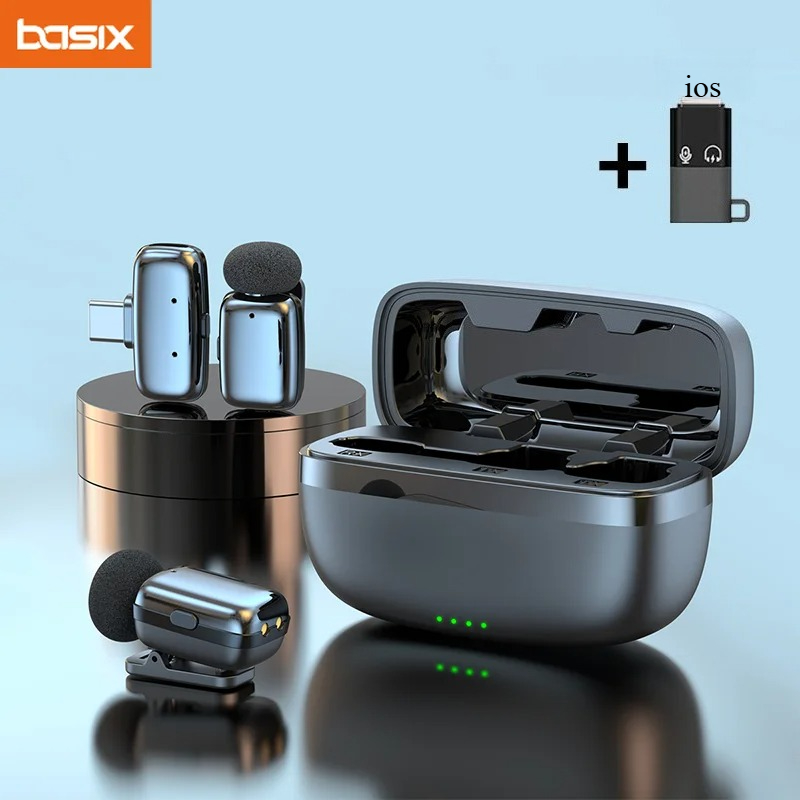 ชุดไมโครโฟนไร้สายแบบหนีบเสื้อพ - Phone Accessories Android บทวิจารณ์และราคา