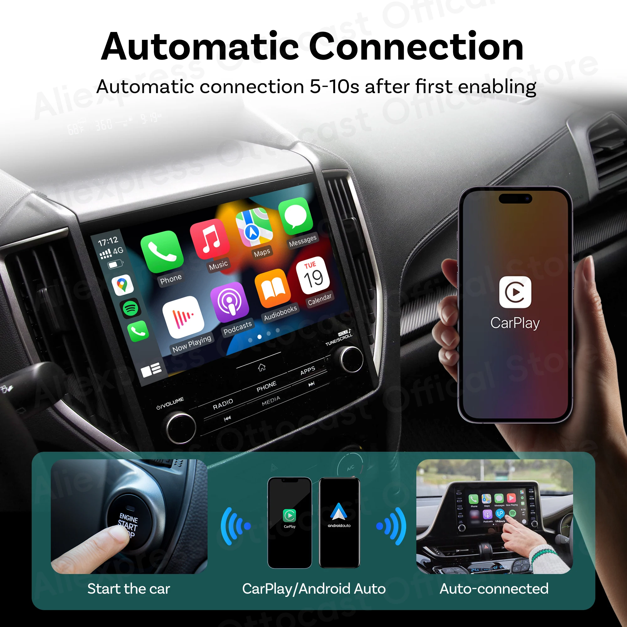 2026 ใหม่ OTTOCAST MINI ไร้สาย - Phone Accessories Android บทวิจารณ์และราคา