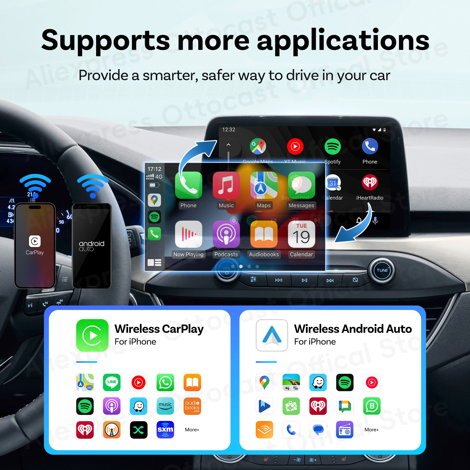 2026 ใหม่ OTTOCAST MINI ไร้สาย - Phone Accessories Android บทวิจารณ์และราคา