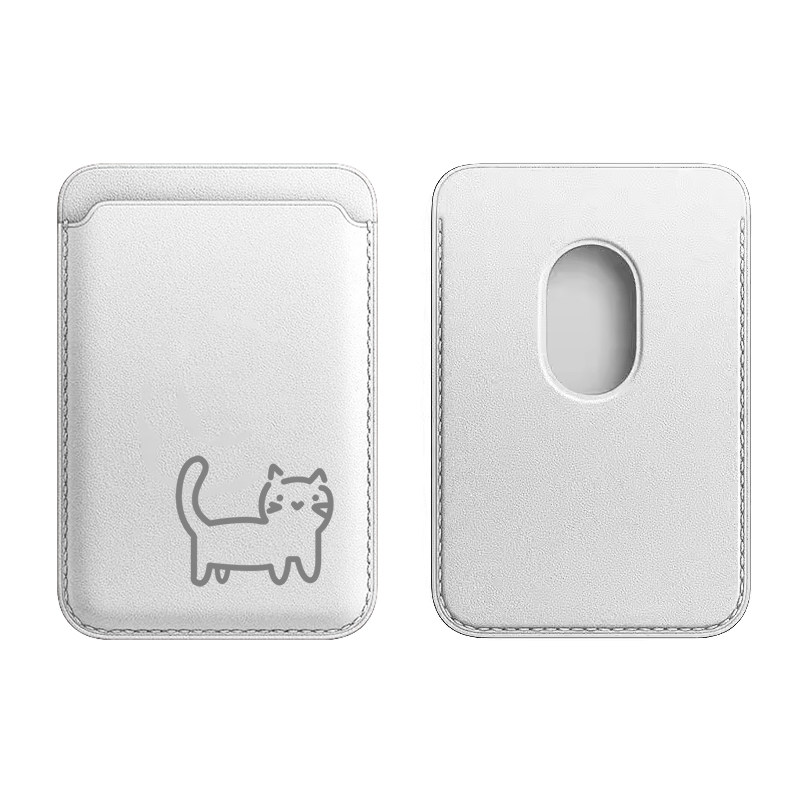กระเป๋าสตางค์หนังลายแมวแม่เหล็ - Phone Accessories Android บทวิจารณ์และราคา