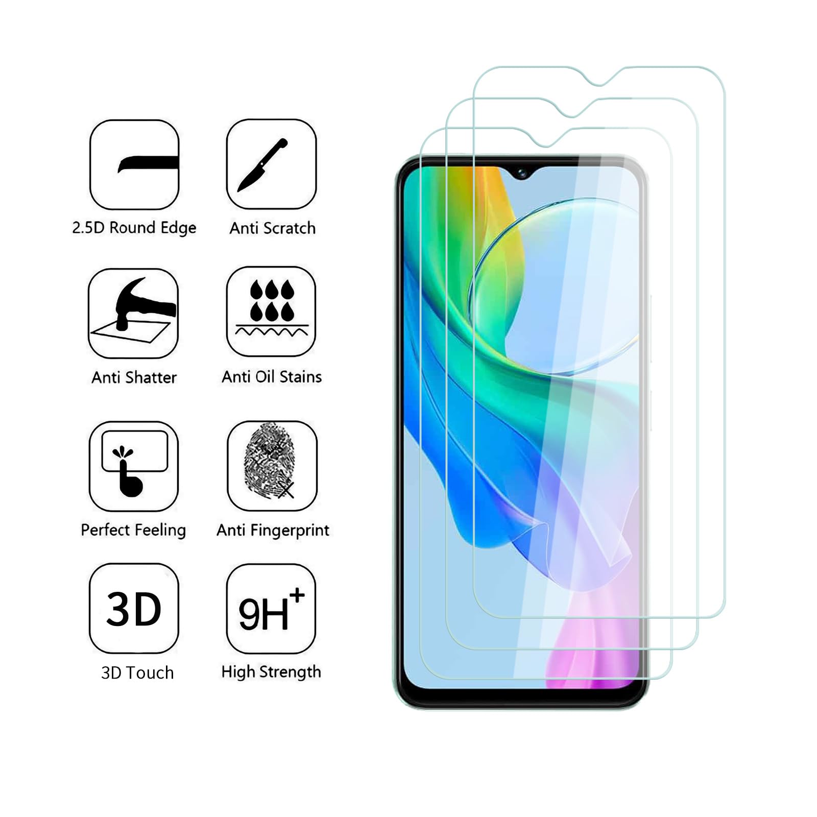 อุปกรณ์ป้องกันหน้าจอสำหรับ VIV - Phone Accessories Vivo บทวิจารณ์และราคา