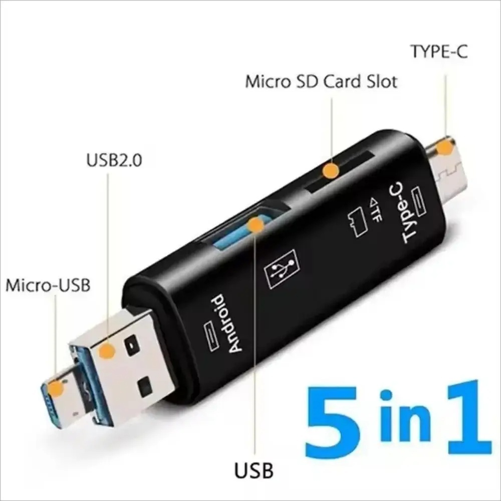 อะแดปเตอร์ 5 in 1 USB 2.0 Type - Phone Accessories Android บทวิจารณ์และราคา