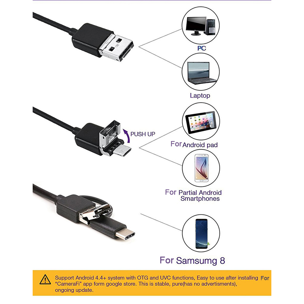กล้องEndoscopeสําหรับโทรศัพท์ม - Phone Accessories Android บทวิจารณ์และราคา