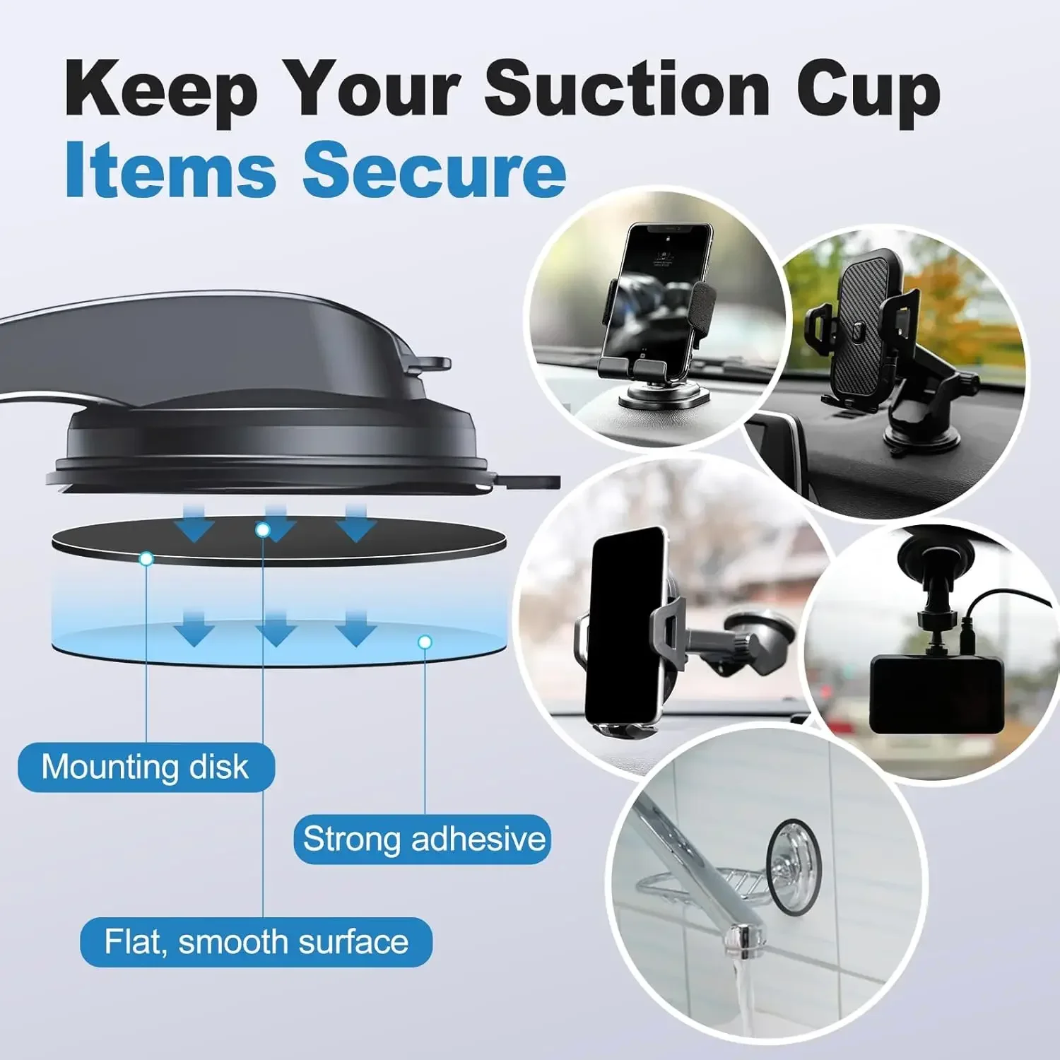 ชุดแผ่นกาวติดตั้งอเนกประสงค์สำ - Phone Accessories Are บทวิจารณ์และราคา