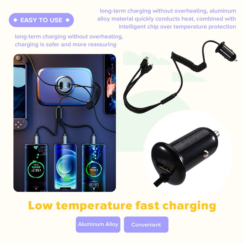 อุปกรณ์เสริมอะแดปเตอร์รถยนต์ 3 - Phone Accessories Android บทวิจารณ์และราคา