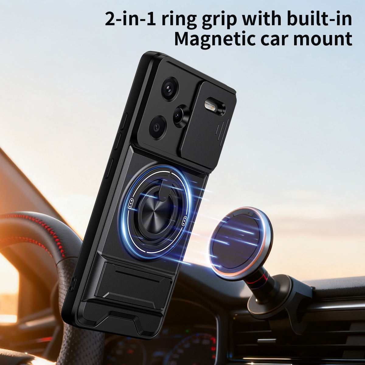 เคสโทรศัพท์แบบเลนส์สไลด์สำหรับ - Phone Accessories Ring Holder บทวิจารณ์และราคา