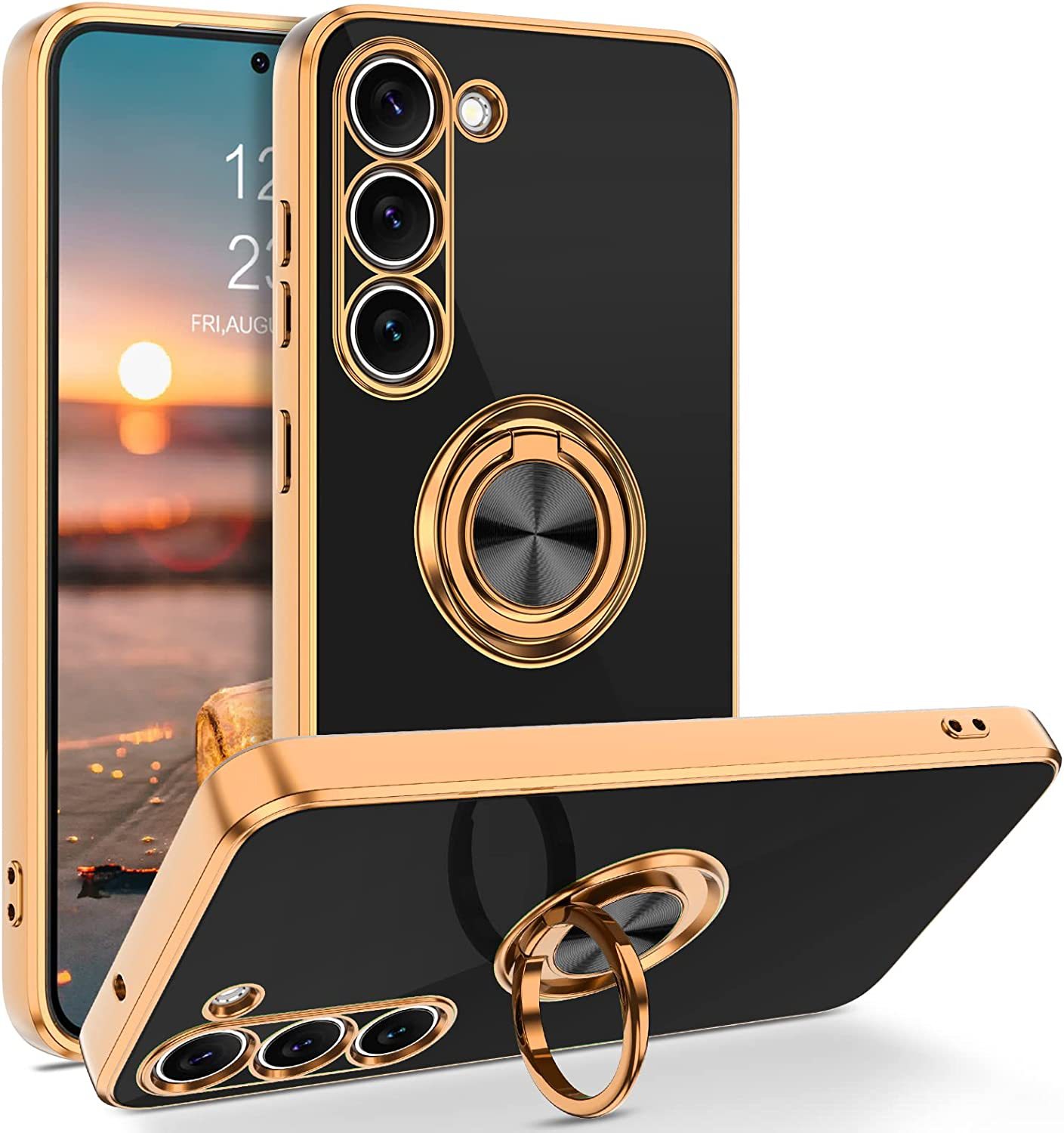 Luxury Plating Magnetic 360°Ri - Phone Accessories Ring Holder บทวิจารณ์และราคา