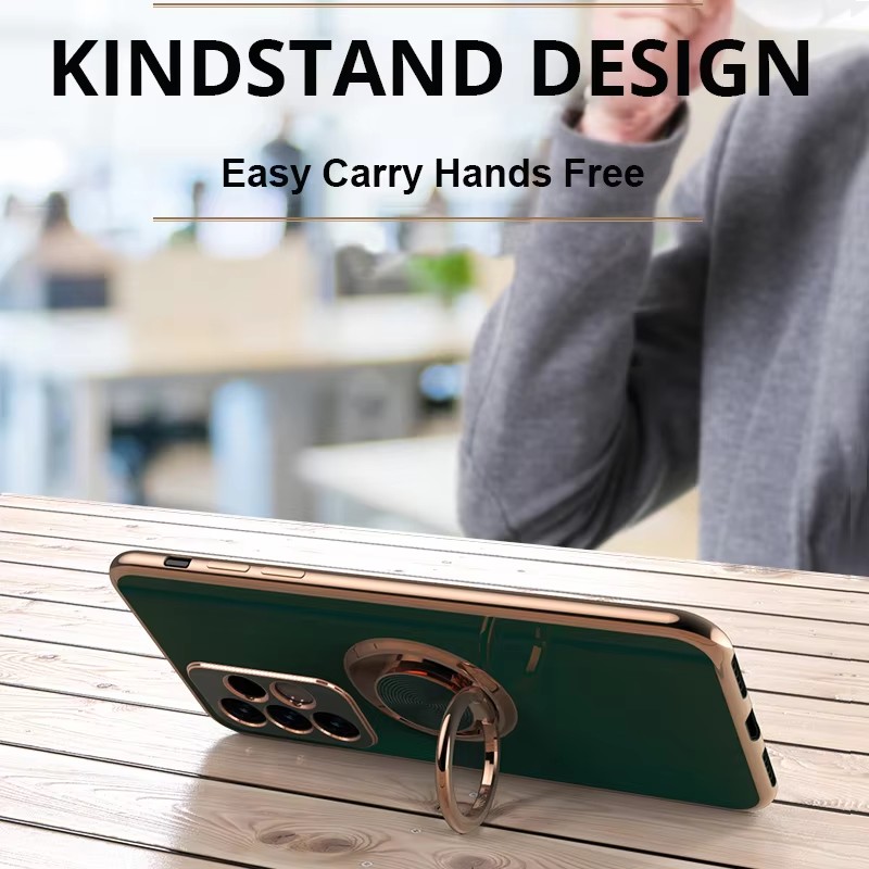 Luxury Plating Magnetic 360°Ri - Phone Accessories Ring Holder บทวิจารณ์และราคา