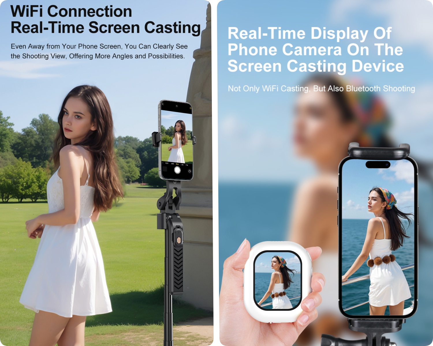 จอภาพเซลฟี่แม่เหล็กไร้สายขนาดเ - Phone Accessories Android บทวิจารณ์และราคา